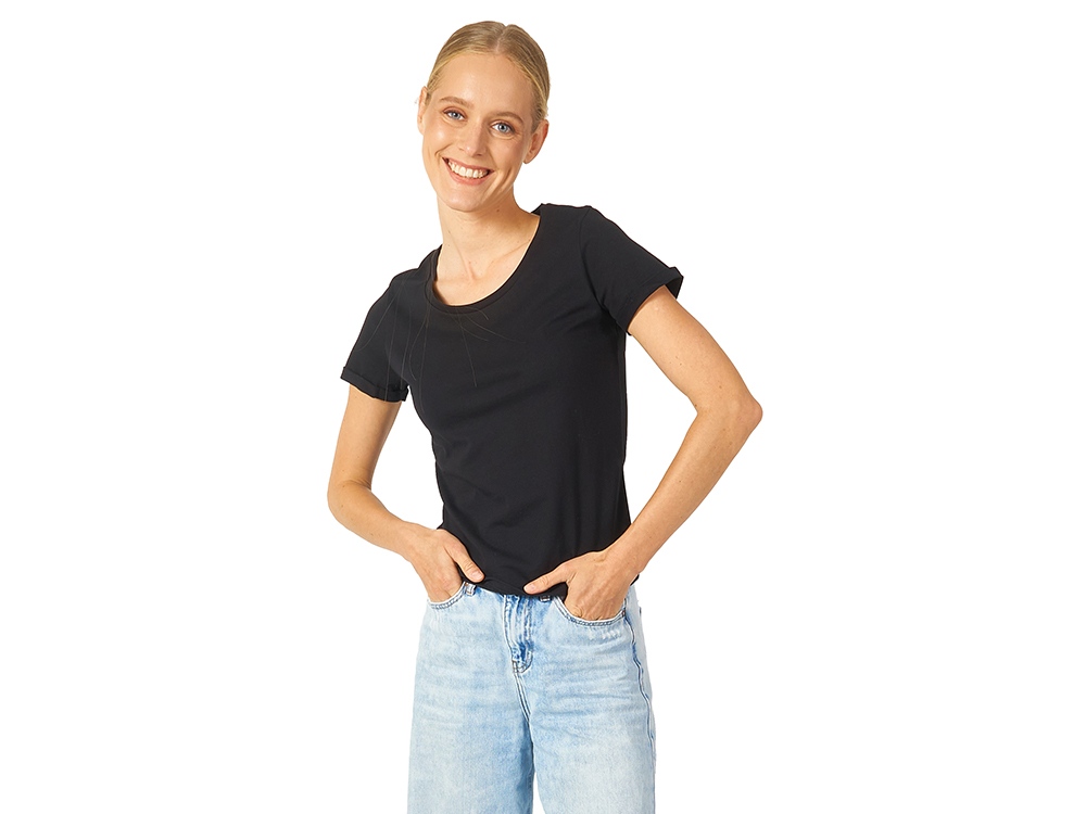 Футболка «Sydney» с подвернутыми рукавами, женская / 