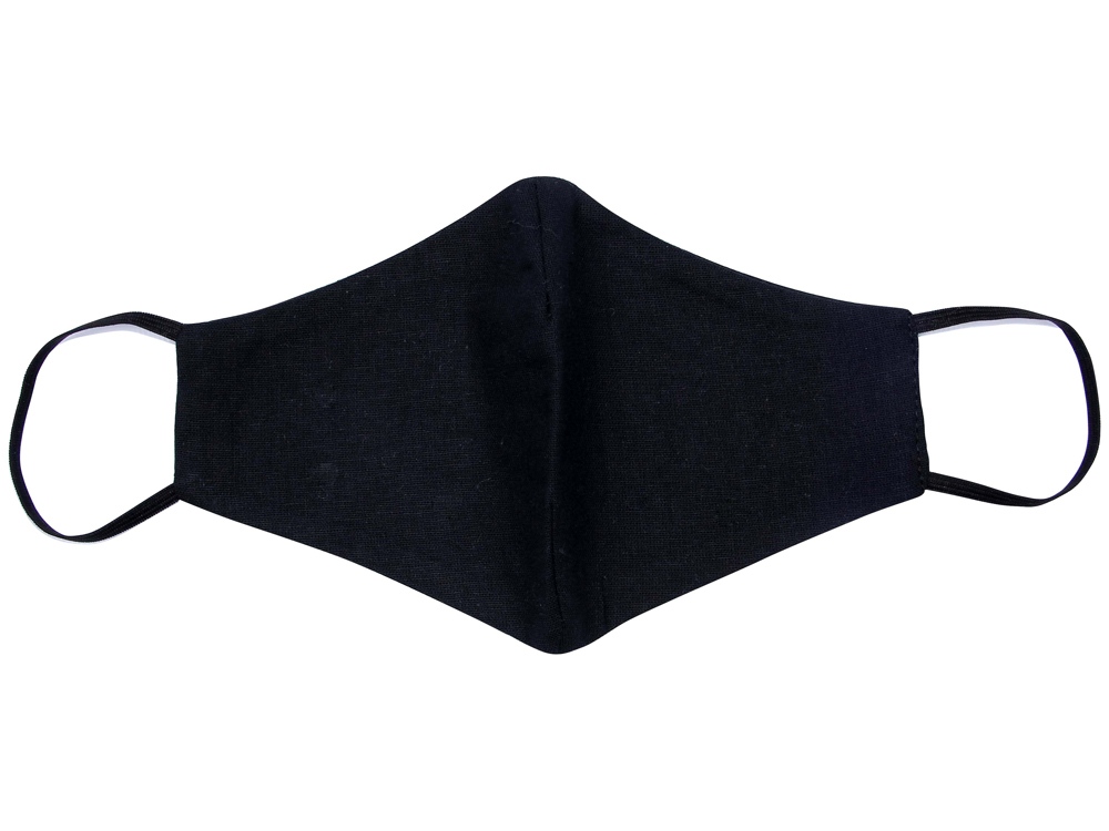 Маска для лица многоразовая из хлопка, анатомической формы без шва / 