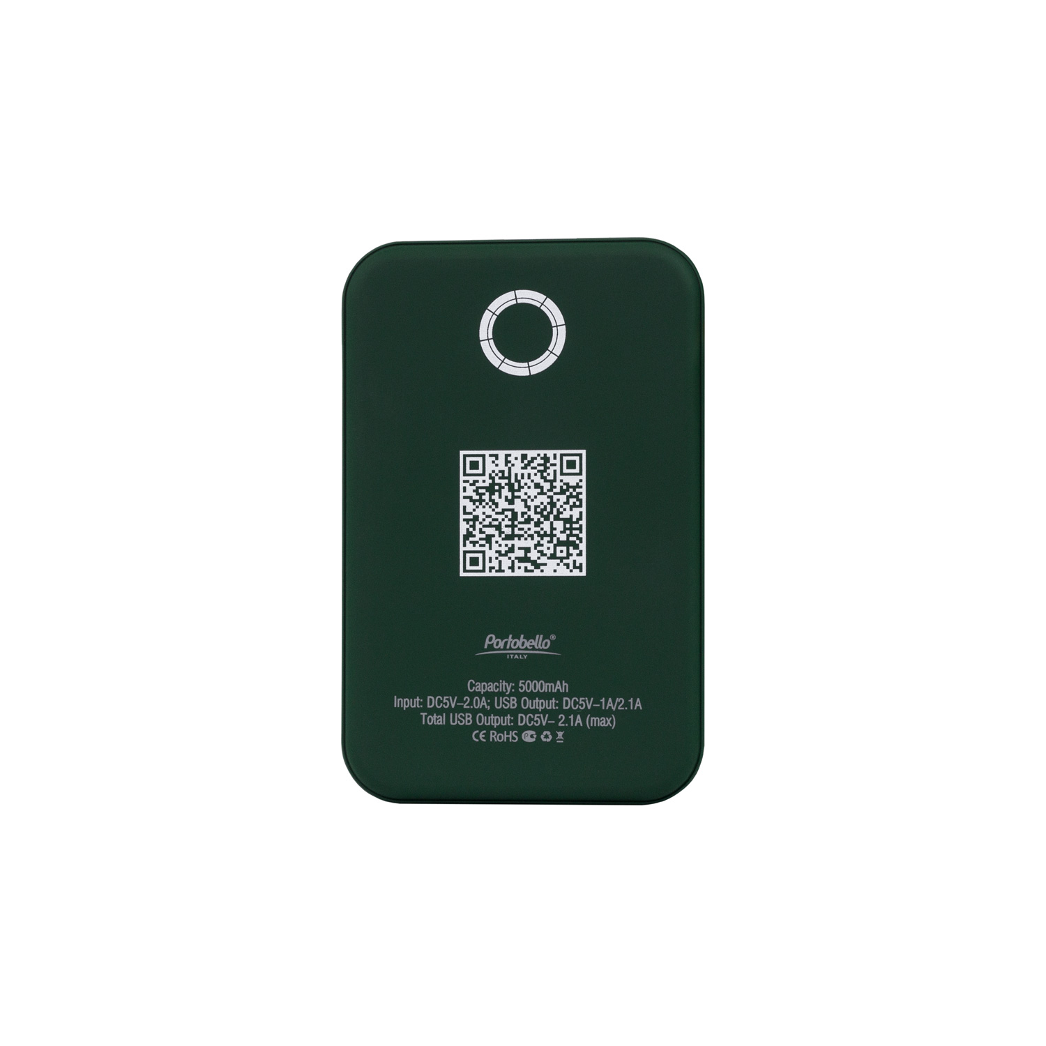 Внешний аккумулятор с подсветкой, Starlight PB, 5000 mAh, зеленый / 