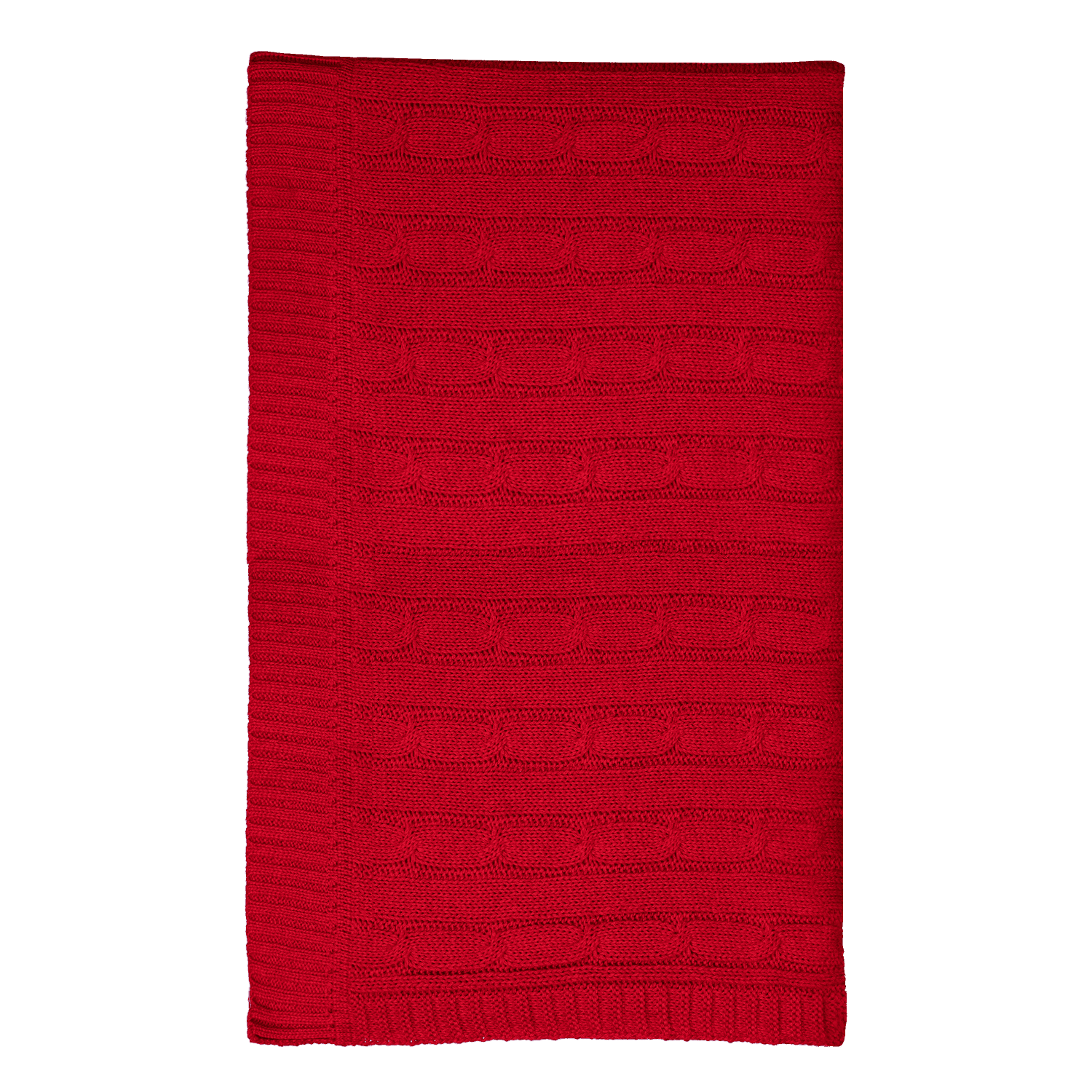 Плед Fado вязаный, 160*90 см, красный (без подарочной коробки) / 