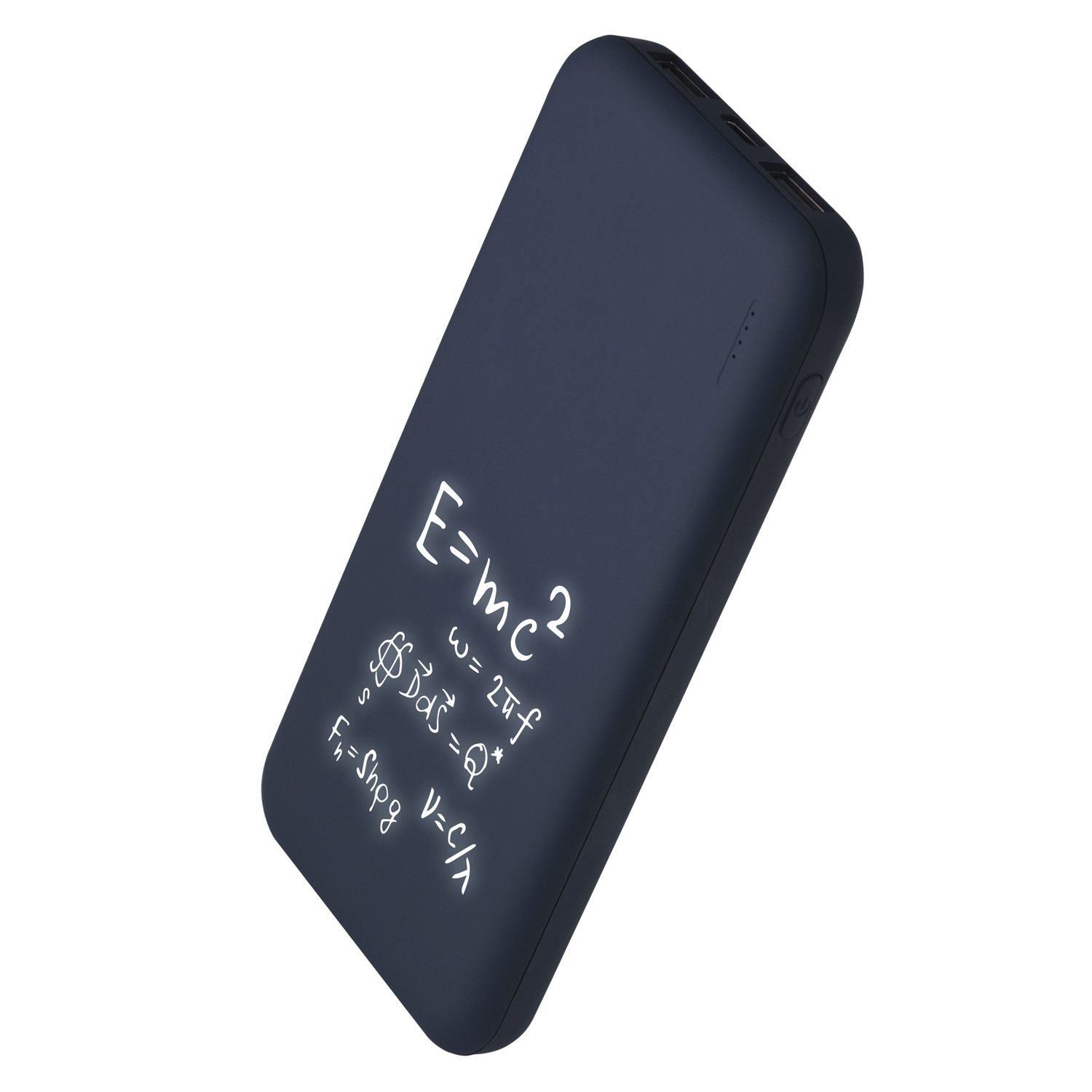 Внешний аккумулятор с подсветкой, Luce, 10000 mAh, синий / 