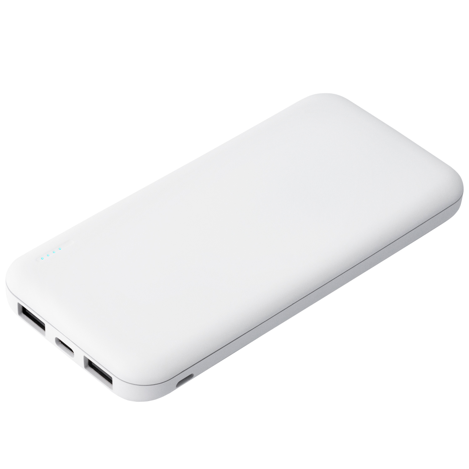 Внешний аккумулятор с подсветкой, Luce, 10000 mAh, белый / 