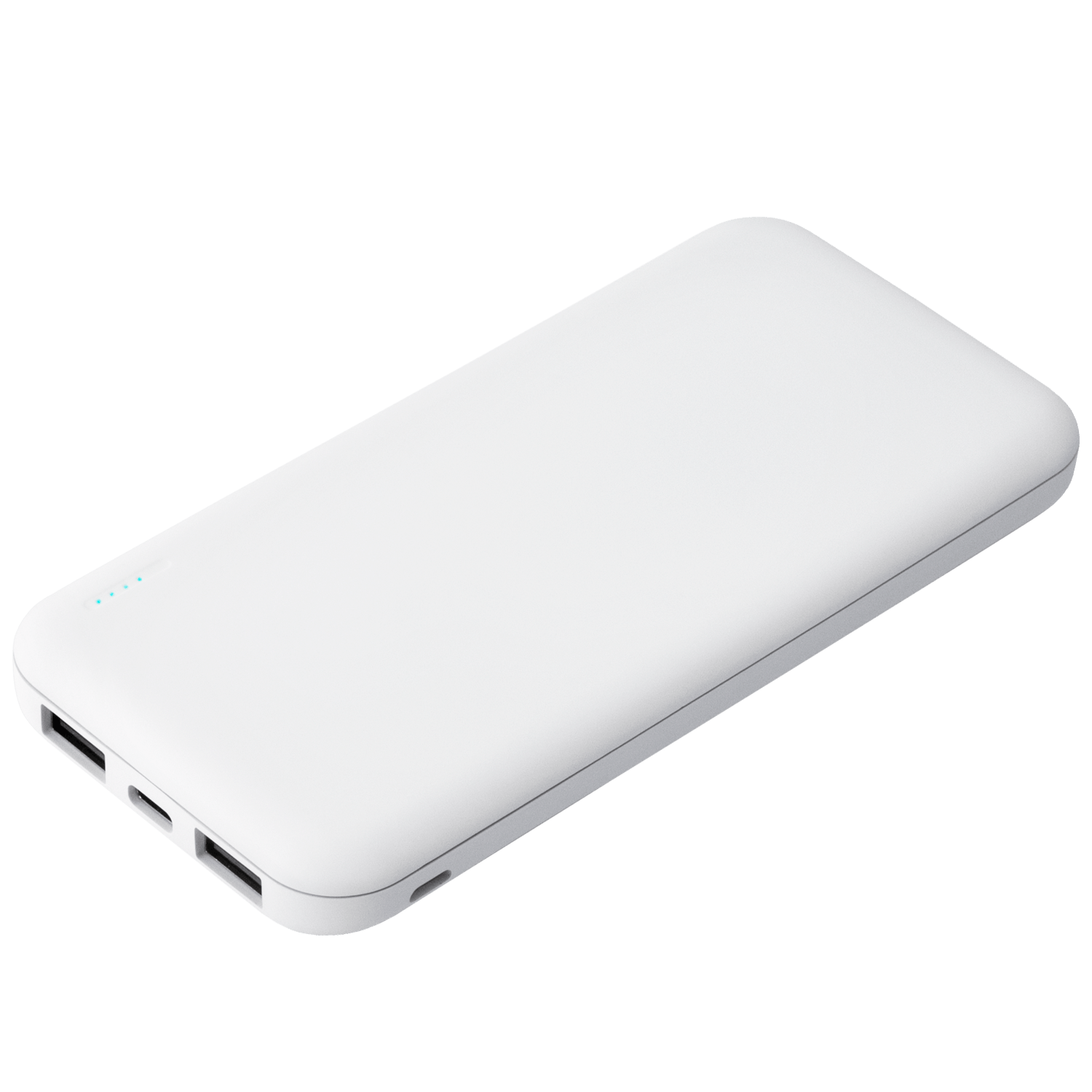 Внешний аккумулятор с подсветкой, Luce, 10000 mAh, белый / 