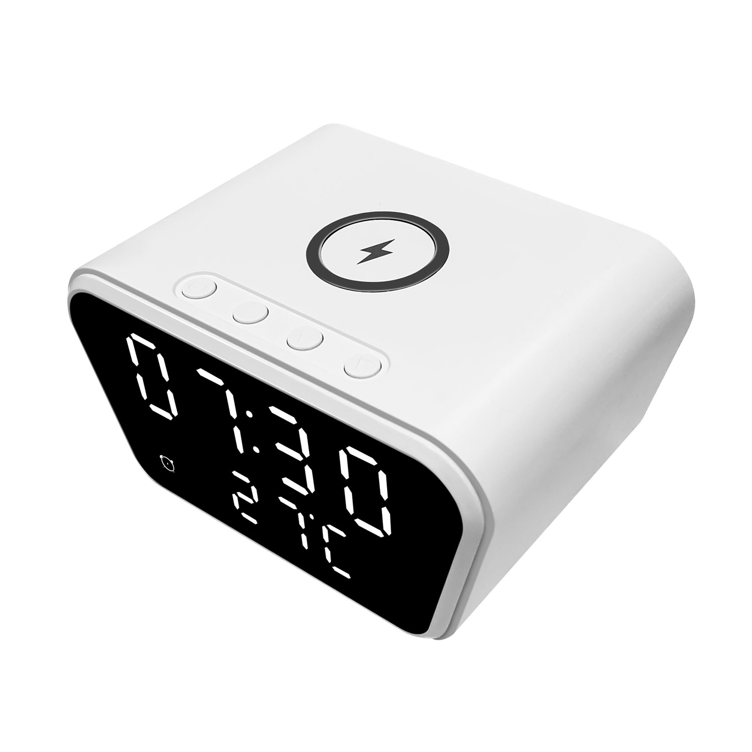 Настольные часы 5в1 с беспроводной зарядкой 10W Tempo / 
