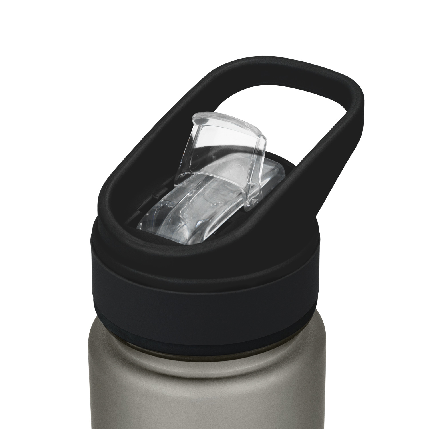 Спортивная бутылка для воды, Forza, 600 ml, черная / 
