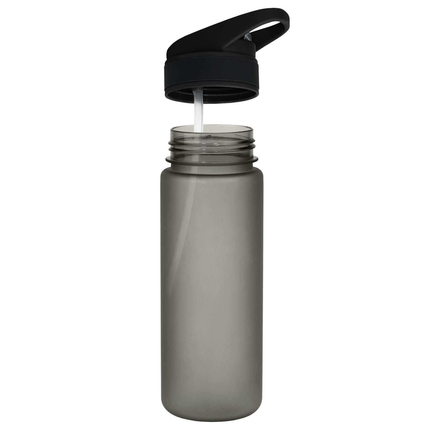 Спортивная бутылка для воды, Forza, 600 ml, черная / 