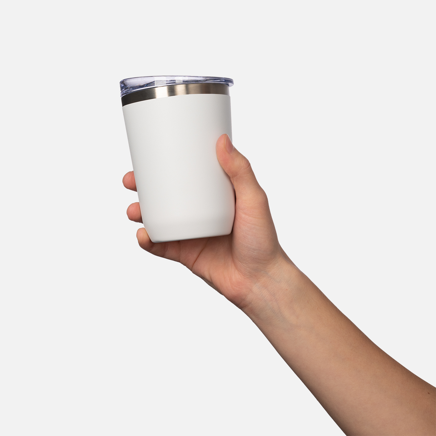 Термокружка вакуумная с керамическим покрытием Arctic, 380 ml, белый/синий / 