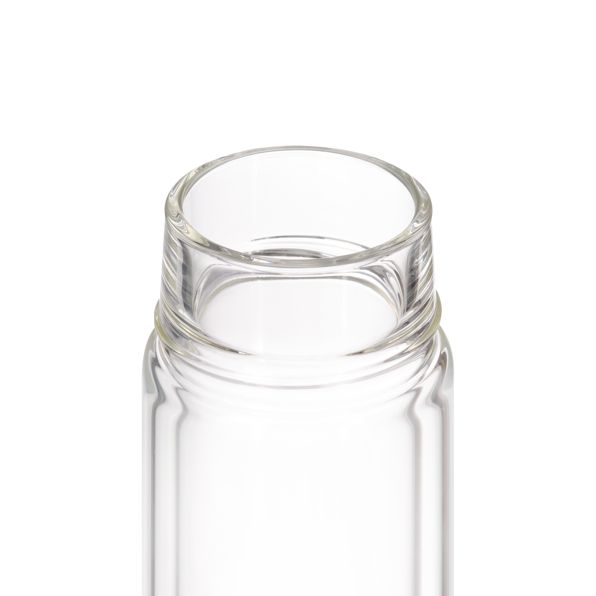 Бутылка стеклянная с двойными стенками, Bianca, 300 ml, черная / 