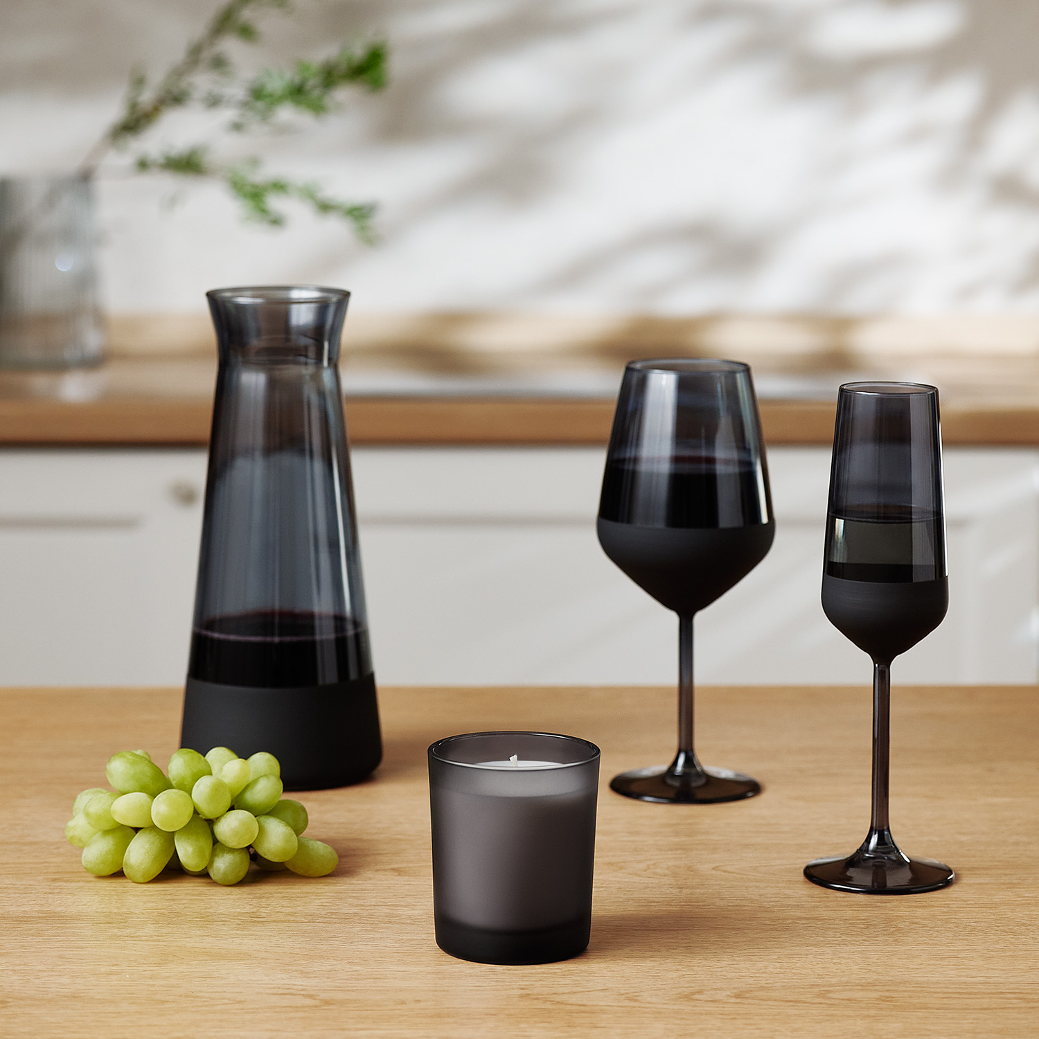 Декантер, Black Edition, 1150 ml, черный / 