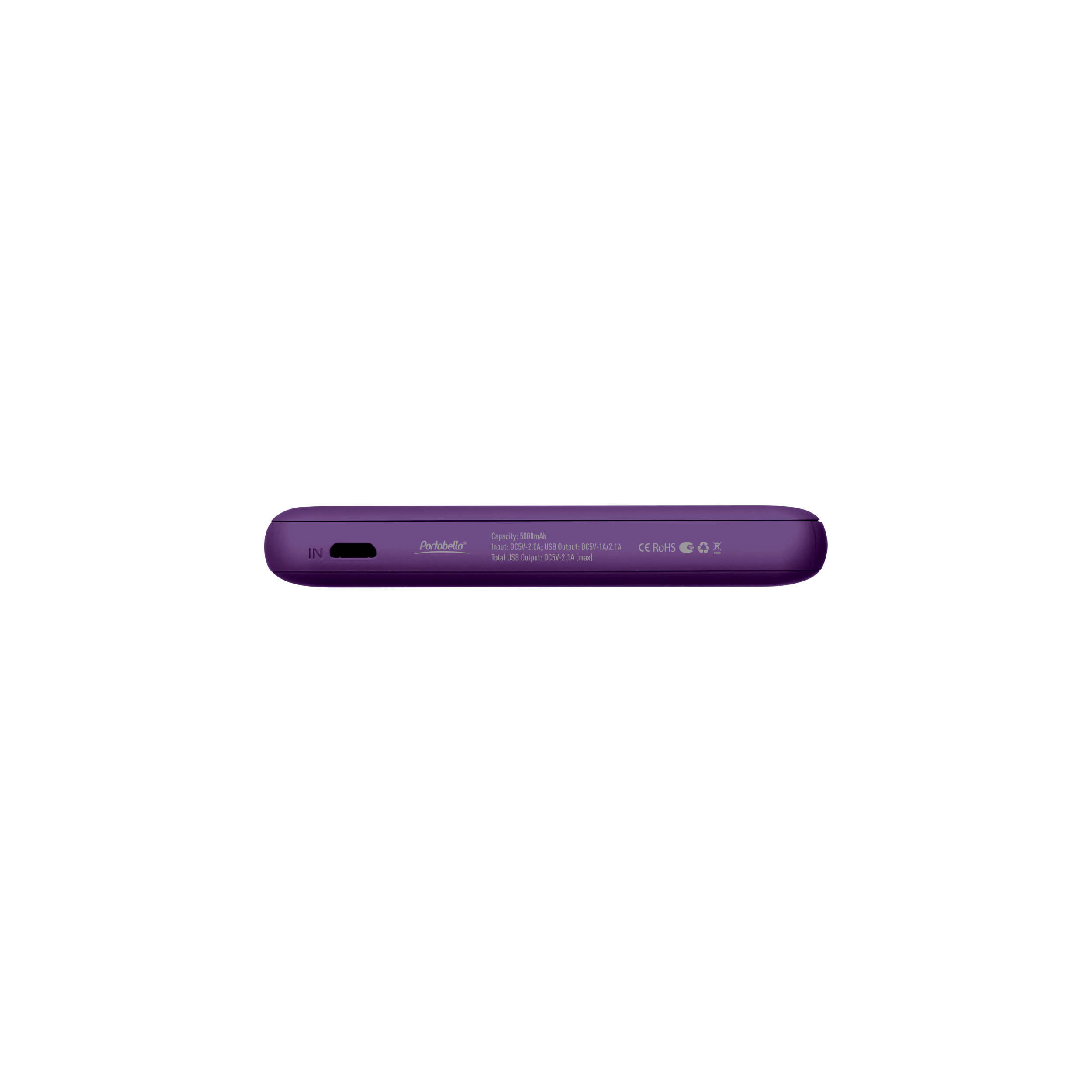 Внешний аккумулятор, Elari, 5000 mAh, фиолетовый / 