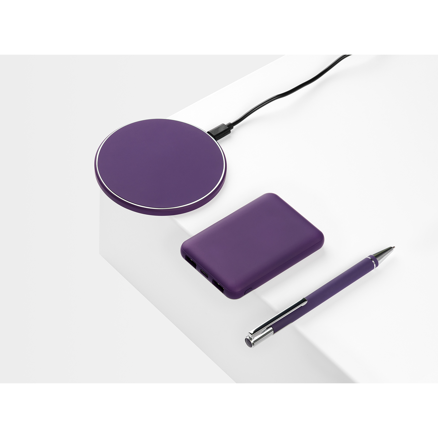 Внешний аккумулятор, Elari, 5000 mAh, фиолетовый / 