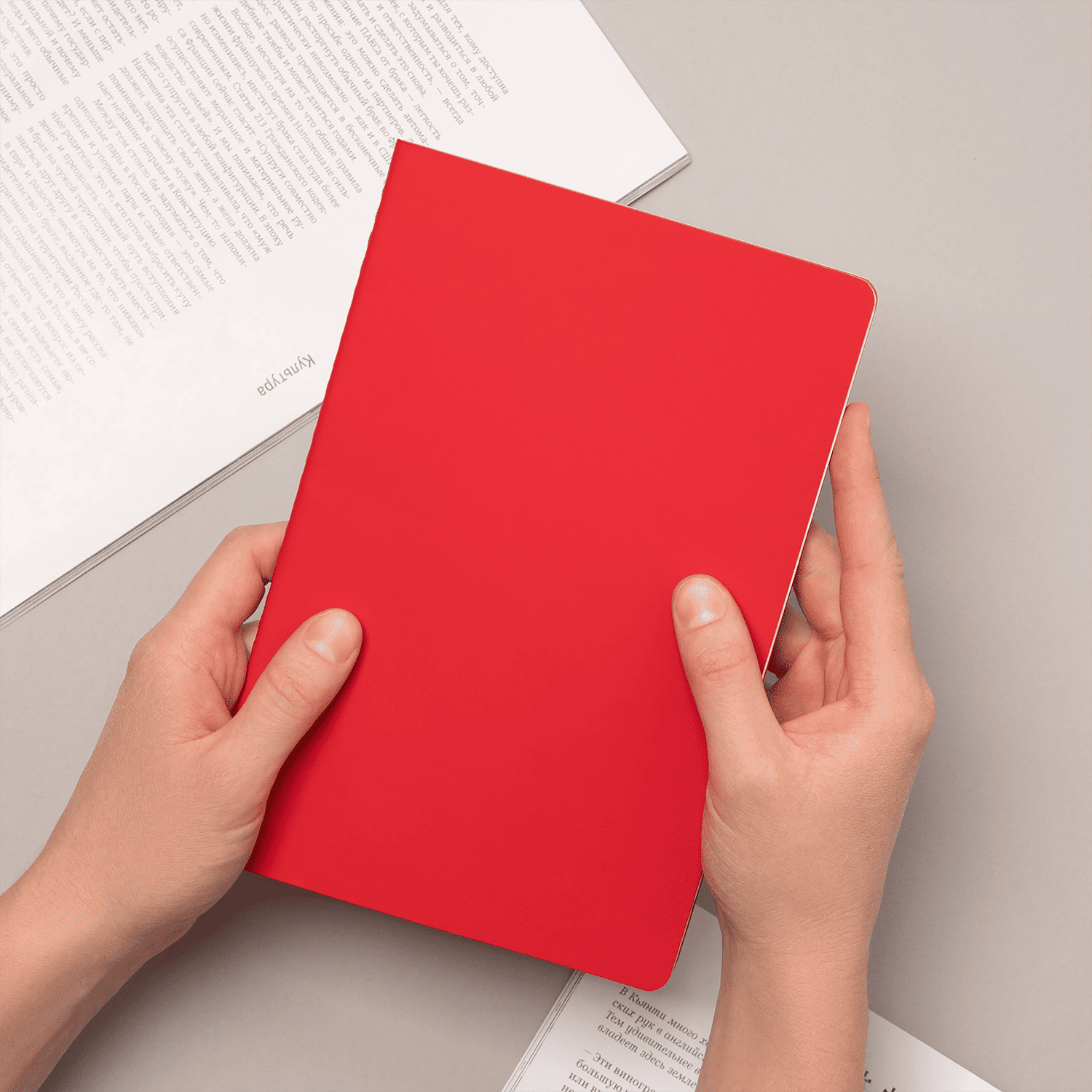 Блокнот Portobello Notebook Trend, Alpha slim, красный / 