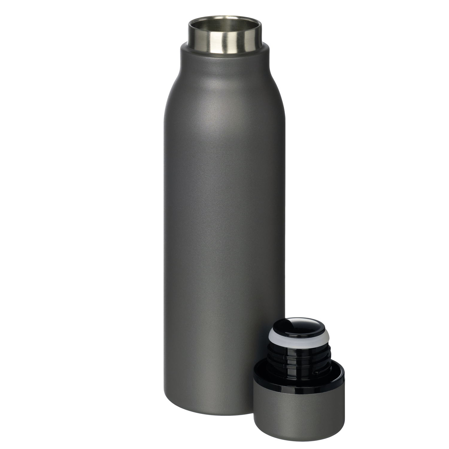 Термобутылка вакуумная герметичная, Sorento, 500 ml, серая / 