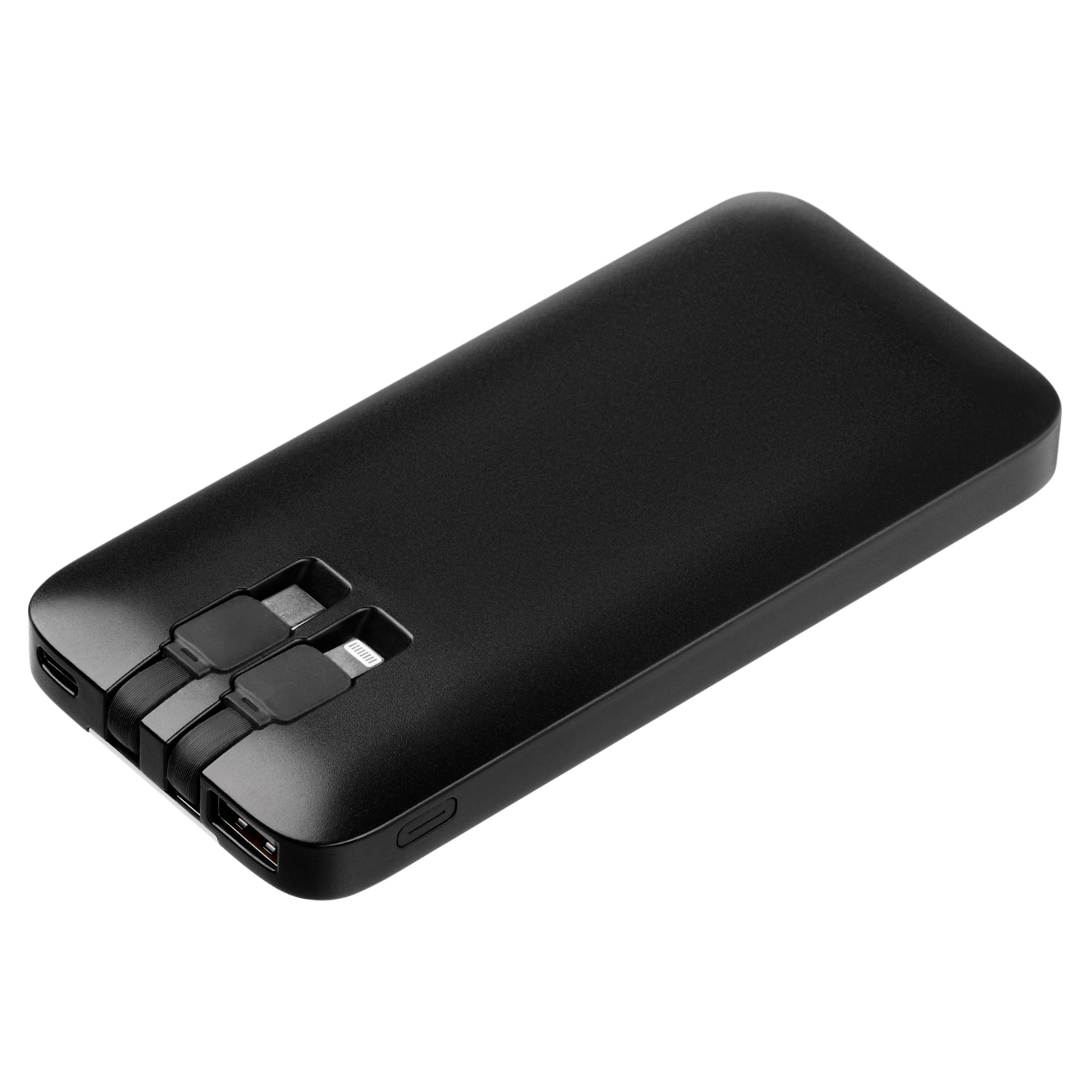 Внешний аккумулятор с подсветкой, Optima, 10000 mAh, черный / 