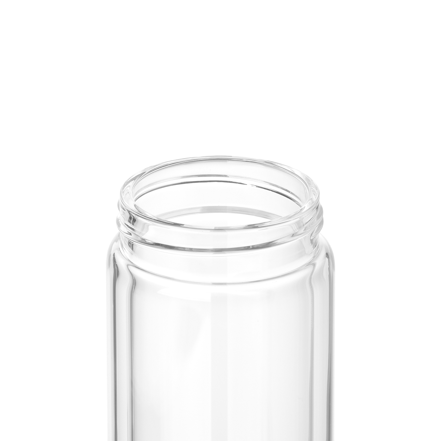 Бутылка стеклянная с двойными стенками, Terso, 300 ml, черная / 