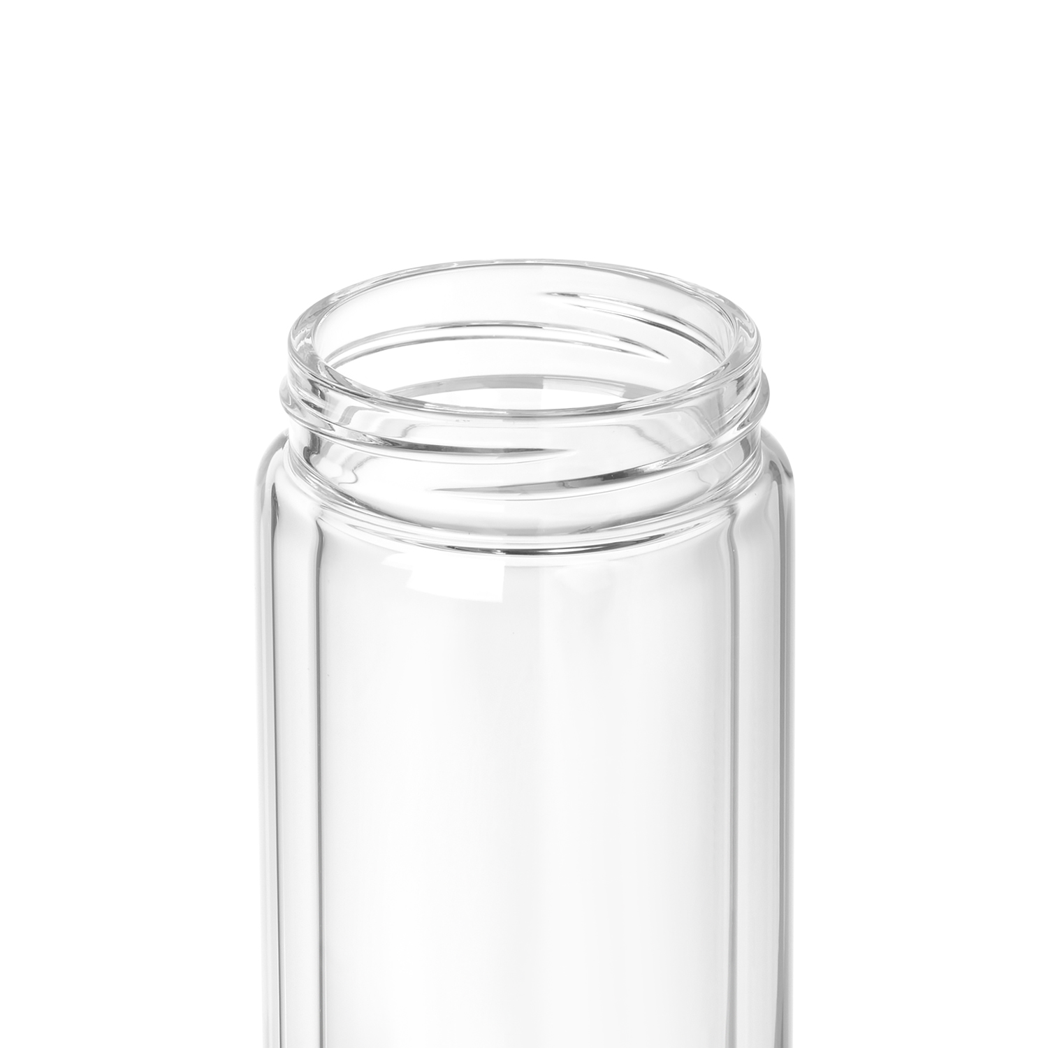 Бутылка стеклянная с двойными стенками, Aravia, 380 ml, синяя / 