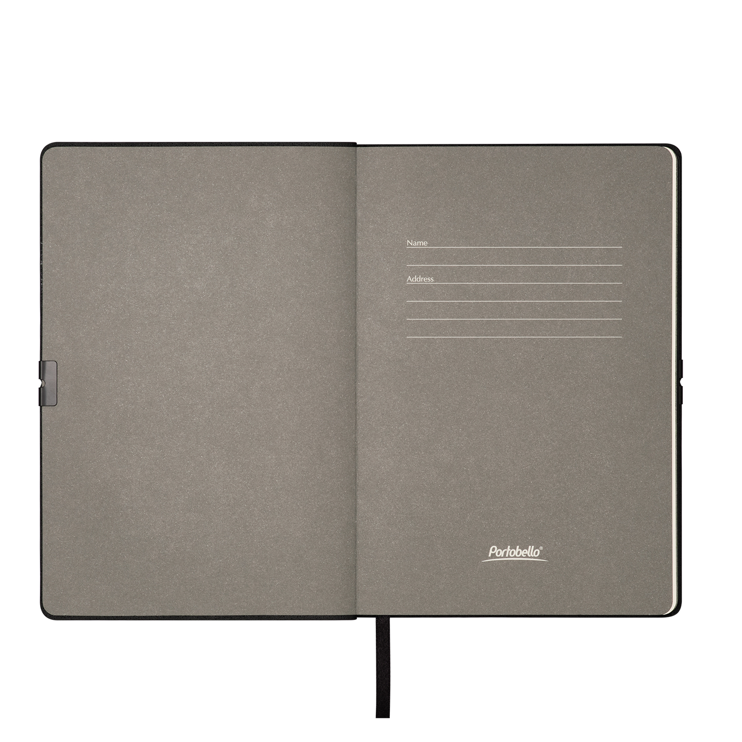 Ежедневник In Velour недатированный, черный / 