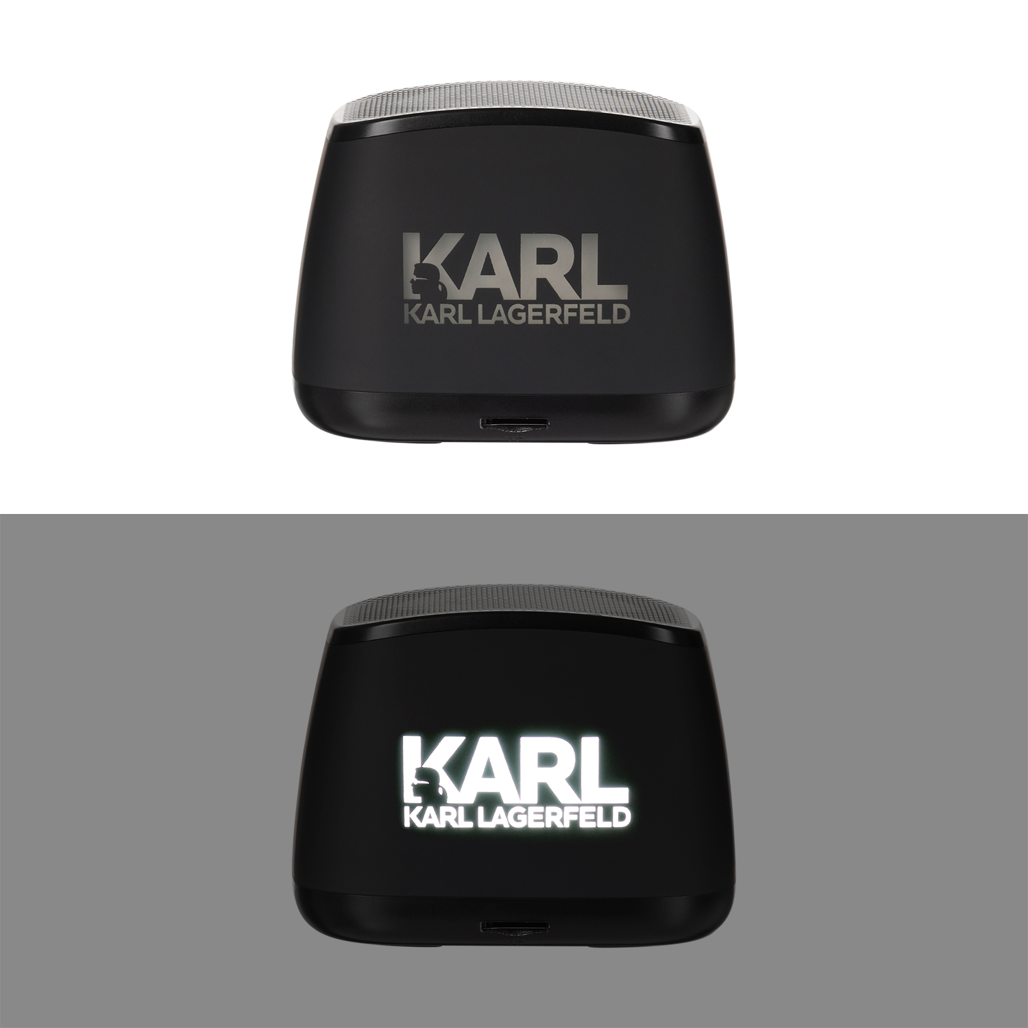 Беспроводная колонка с подсветкой Glow 75dB 1200 mAh, синяя (вход Micro-USB) / 