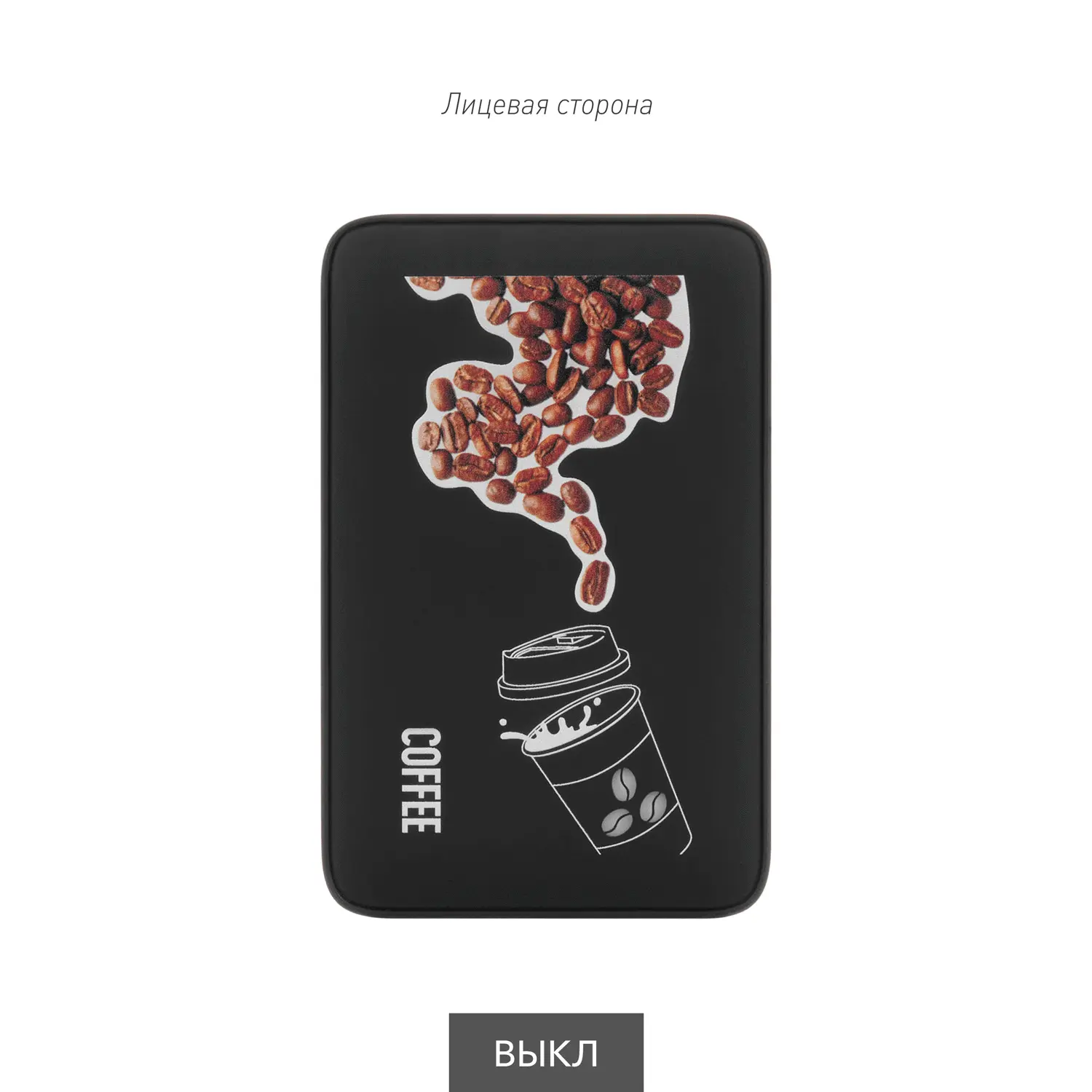 Внешний аккумулятор с подсветкой Ancor 5000 mAh, черный / 