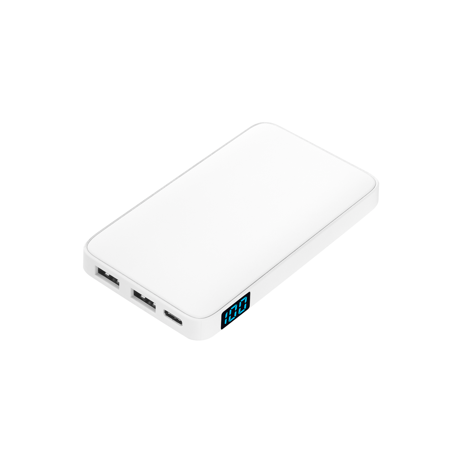 Внешний аккумулятор с подсветкой Ancor 5000 mAh, белый / 