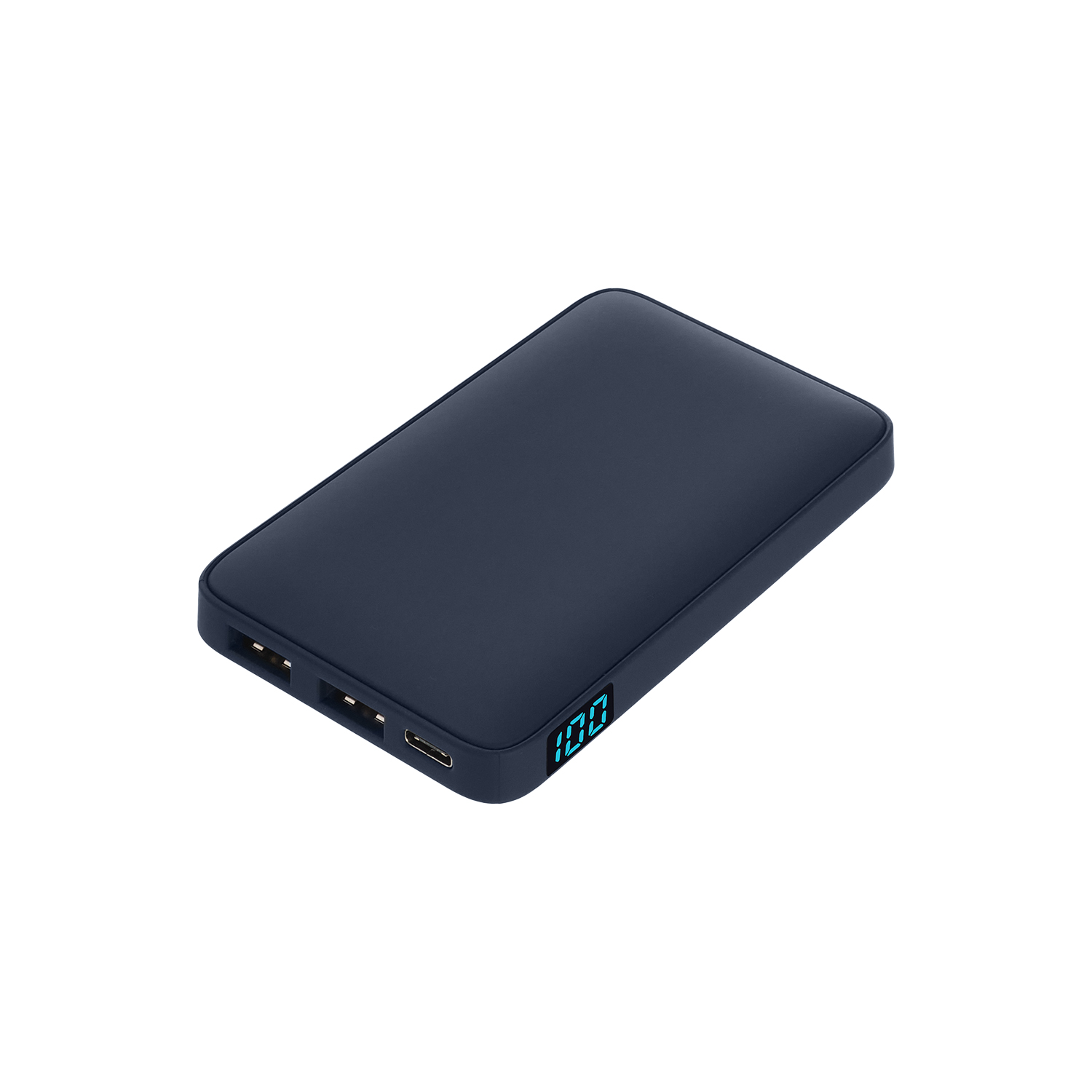 Внешний аккумулятор с подсветкой Ancor 5000 mAh, синий / 
