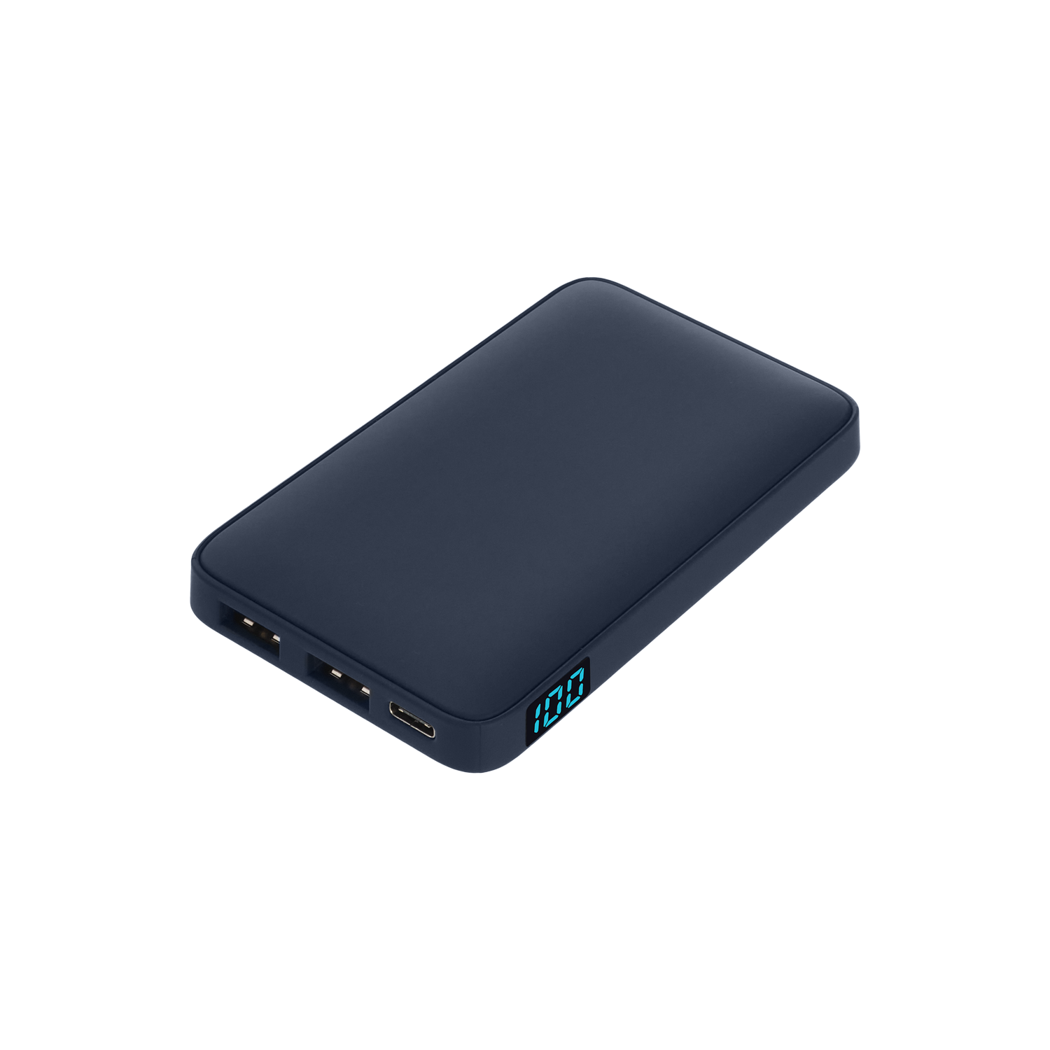 Внешний аккумулятор с подсветкой Ancor 5000 mAh, синий / 