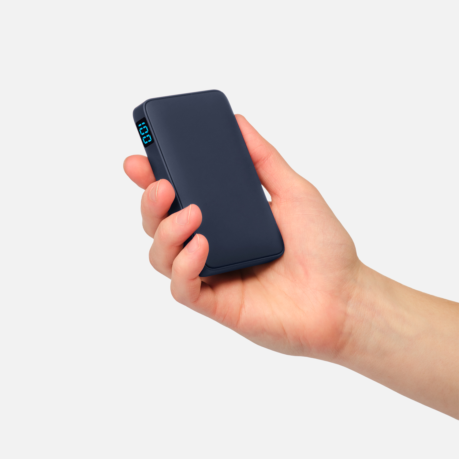 Внешний аккумулятор с подсветкой Ancor 5000 mAh, синий / 