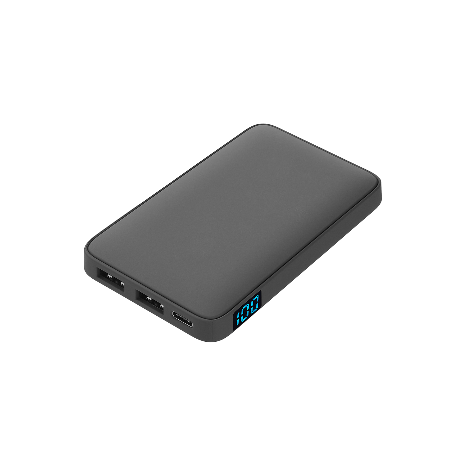 Внешний аккумулятор с подсветкой Ancor 5000 mAh, серый / 