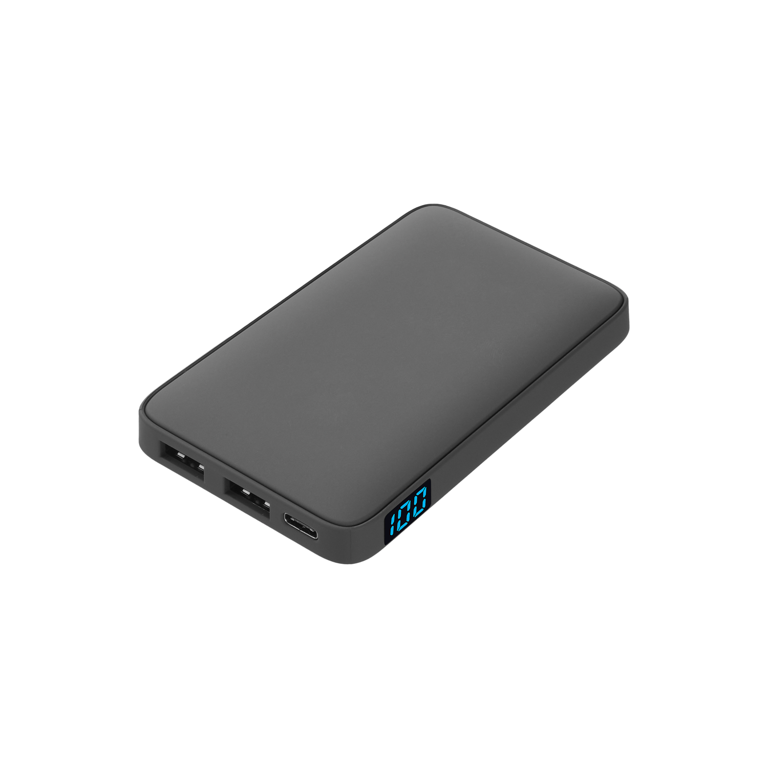 Внешний аккумулятор с подсветкой Ancor 5000 mAh, серый / 