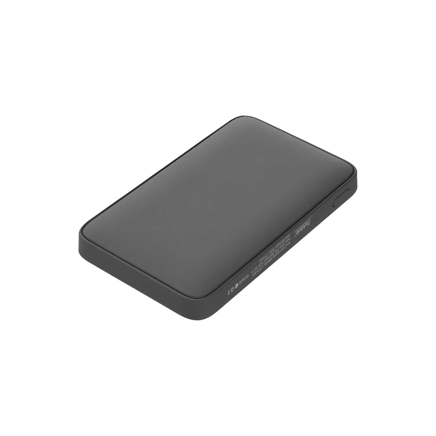 Внешний аккумулятор с подсветкой Ancor 5000 mAh, серый / 
