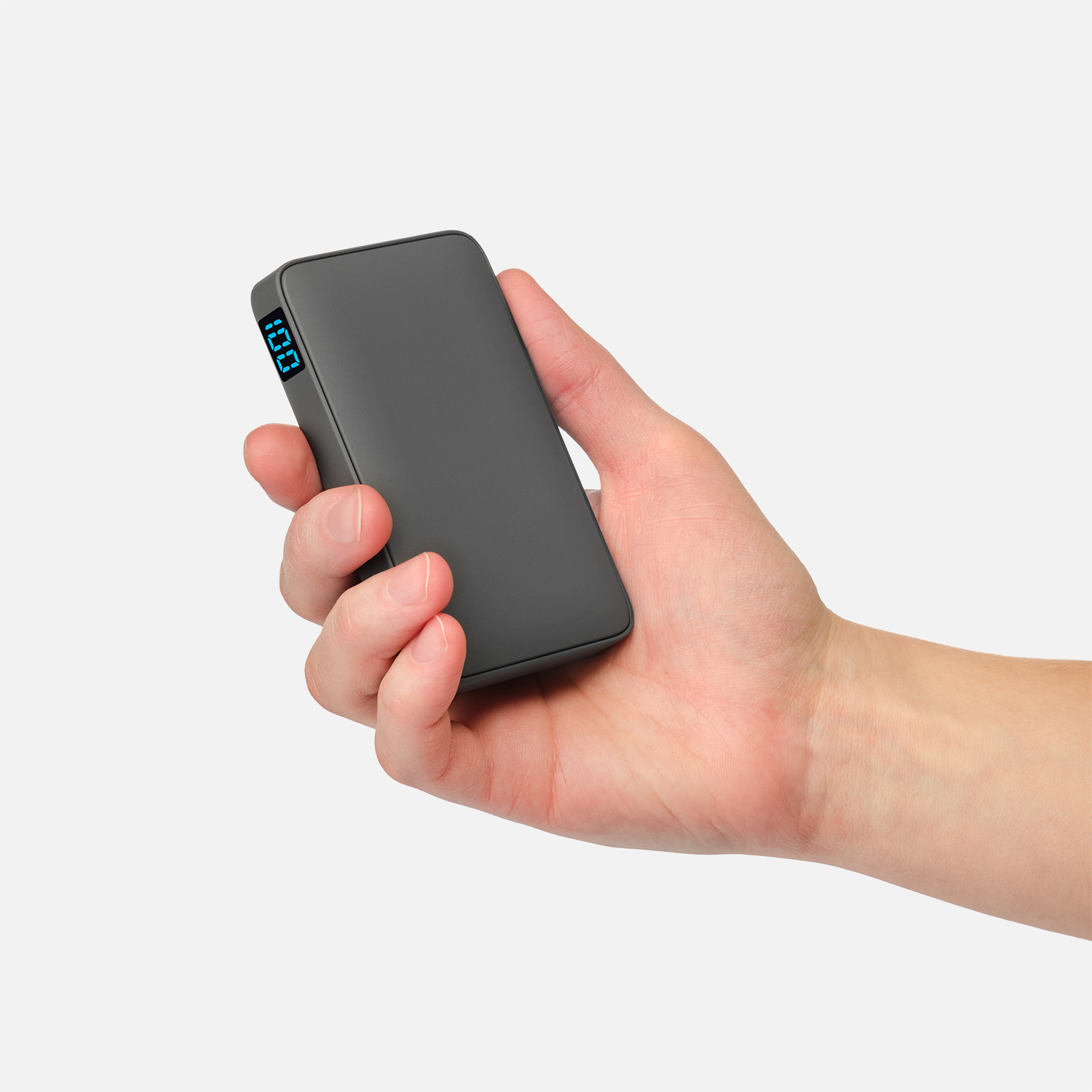 Внешний аккумулятор с подсветкой Ancor 5000 mAh, серый / 