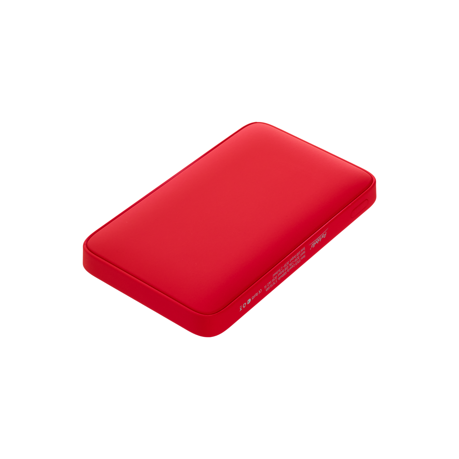 Внешний аккумулятор с подсветкой Ancor 5000 mAh, красный / 