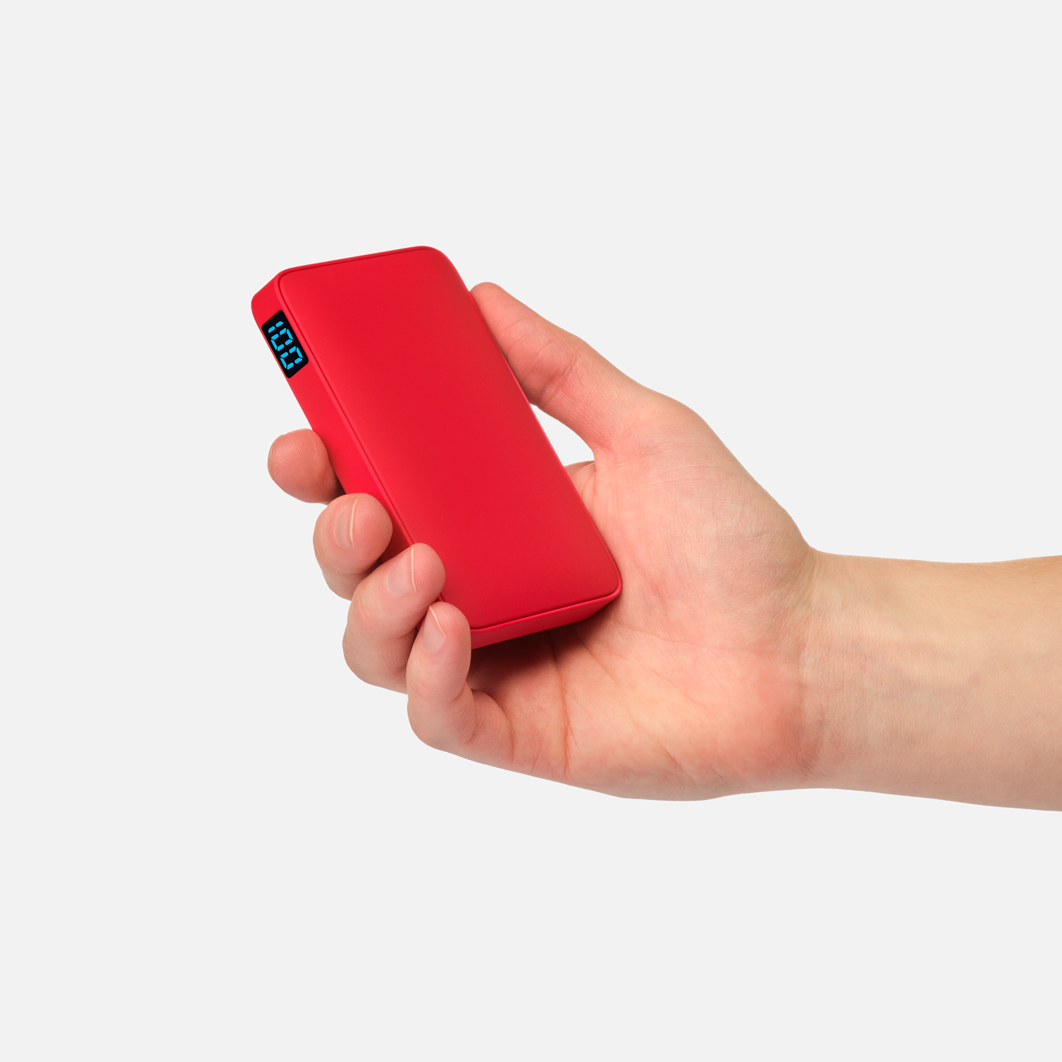 Внешний аккумулятор с подсветкой Ancor 5000 mAh, красный / 