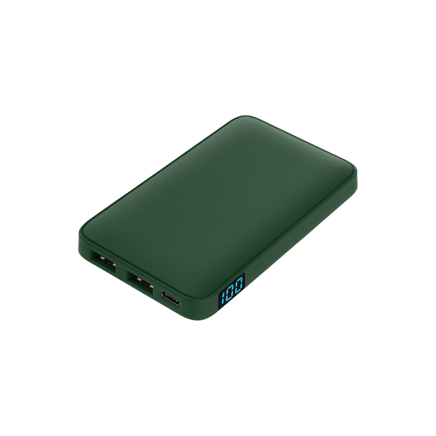 Внешний аккумулятор с подсветкой Ancor 5000 mAh, зеленый / 