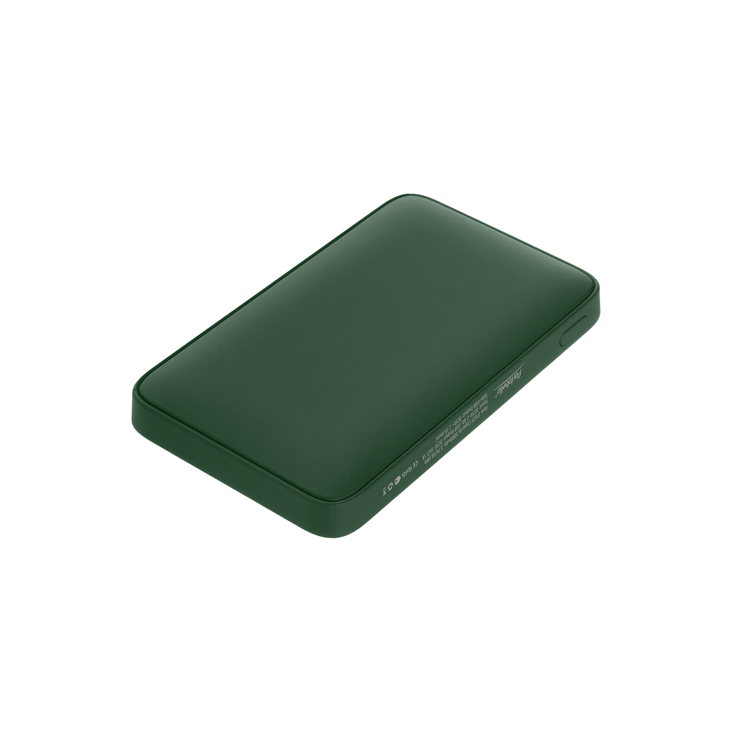 Внешний аккумулятор с подсветкой Ancor 5000 mAh, зеленый / 