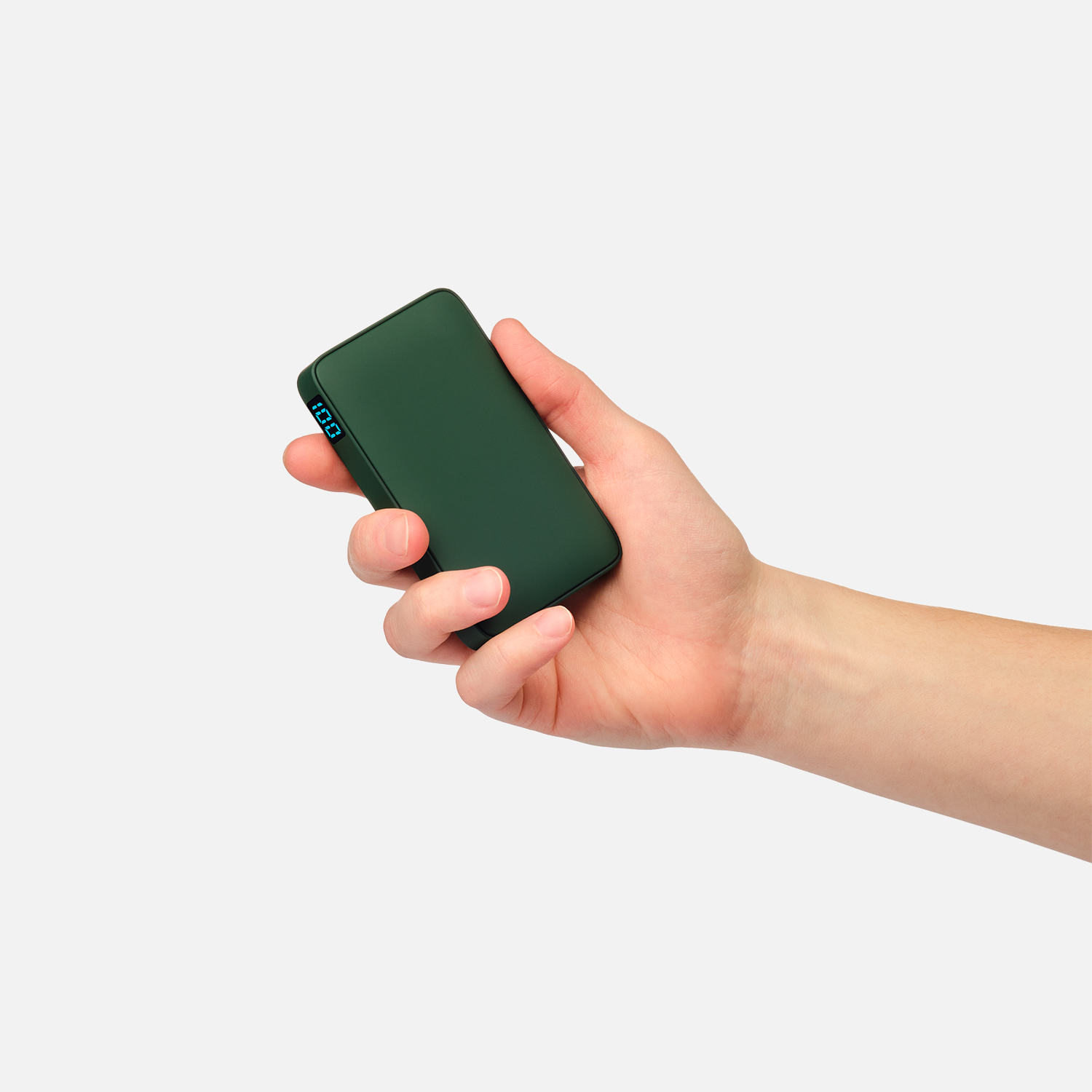 Внешний аккумулятор с подсветкой Ancor 5000 mAh, зеленый / 