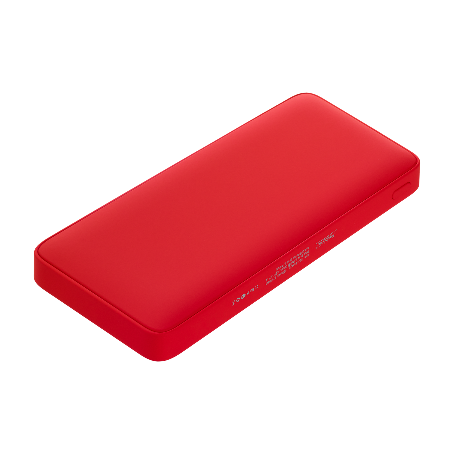 Внешний аккумулятор с подсветкой Ancor Plus 10000 mAh, красный / 