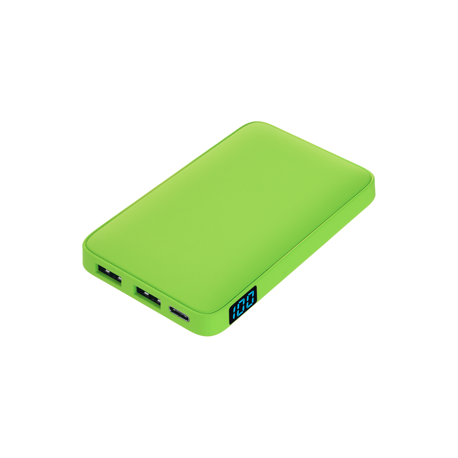 Внешний аккумулятор с подсветкой Ancor 5000 mAh, салатовый / 