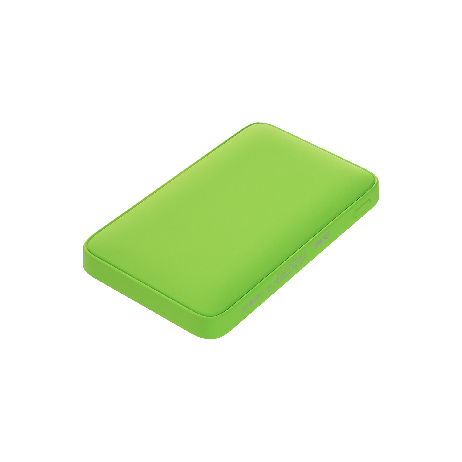 Внешний аккумулятор с подсветкой Ancor 5000 mAh, салатовый / 