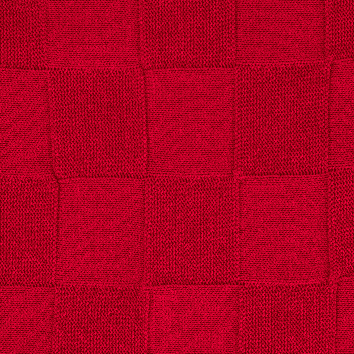 Плед Cella вязаный, красный (без подарочной коробки) / 