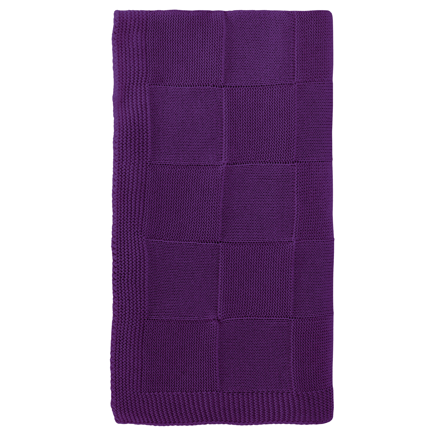 Плед Cella вязаный, фиолетовый (без подарочной коробки) / 