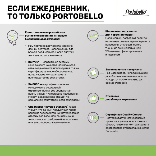 Ежедневник Spark недатированный, серебряный (с упаковкой, со стикерами) / 