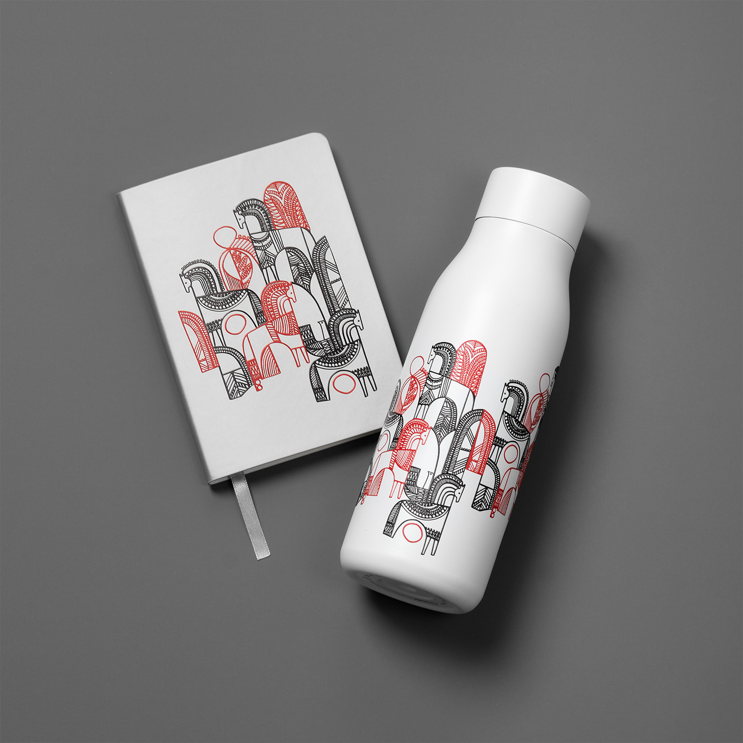 Ежедневник Spark mini недатированный, серебряный / 