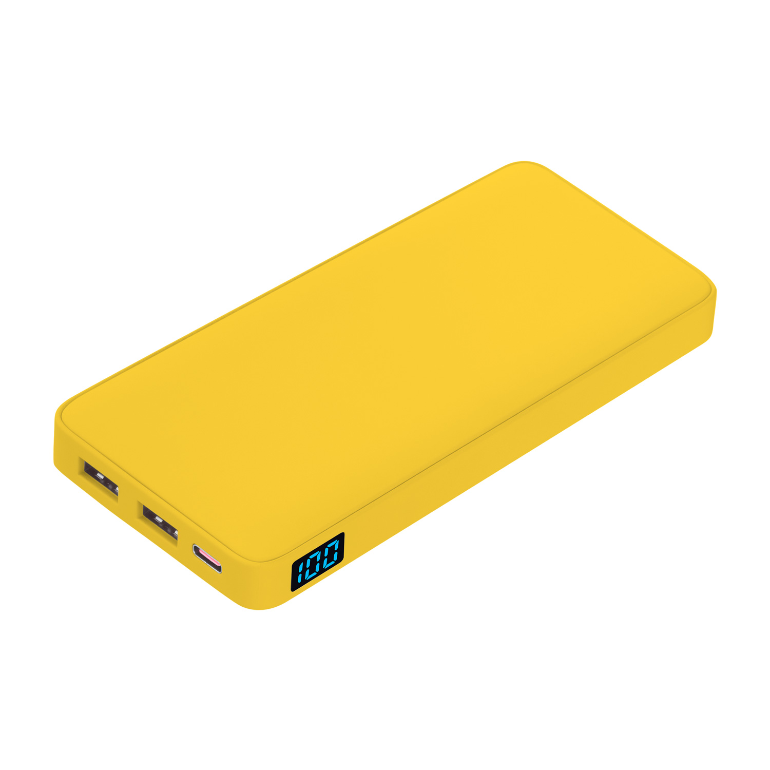 Внешний аккумулятор с подсветкой Ancor PD Plus 10000 mAh, желтый / 