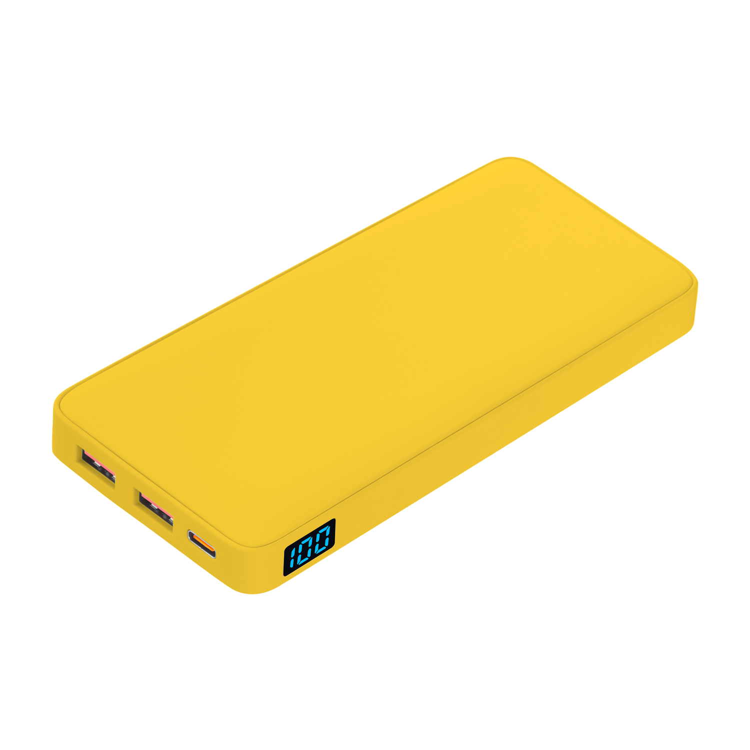 Внешний аккумулятор с подсветкой Ancor PD Plus 10000 mAh, желтый / 