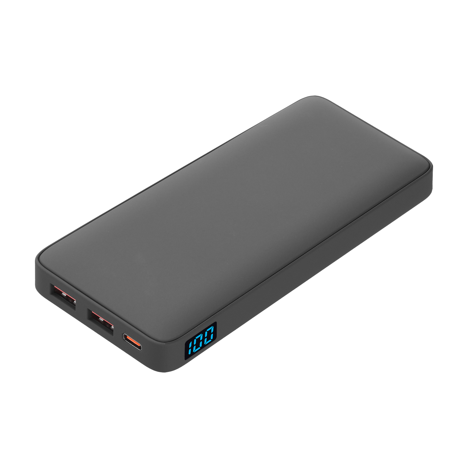 Внешний аккумулятор с подсветкой Ancor PD Plus 10000 mAh, серый / 
