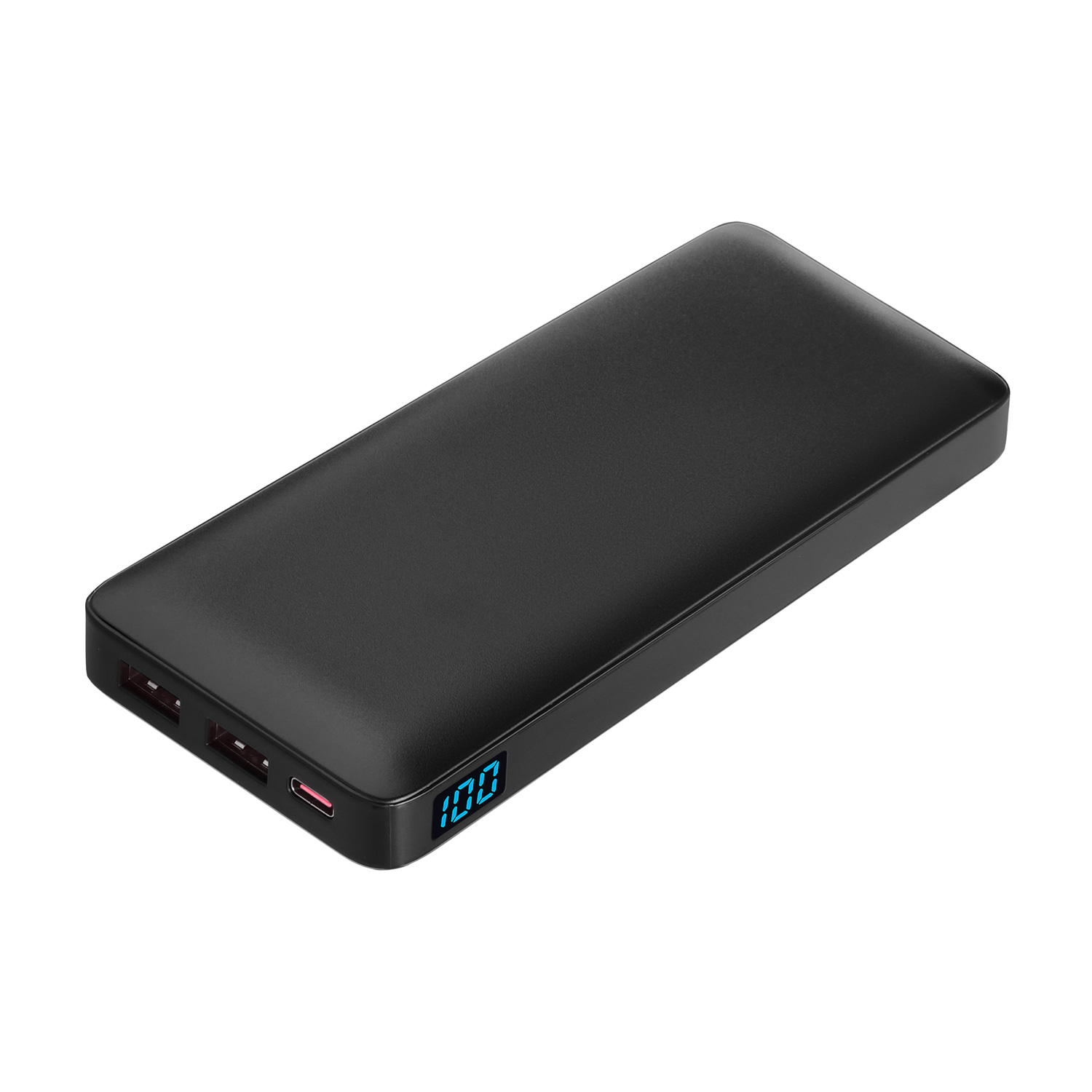 Внешний аккумулятор с цветной подсветкой Ancor PD Max Plus 10000 mAh, черный / 