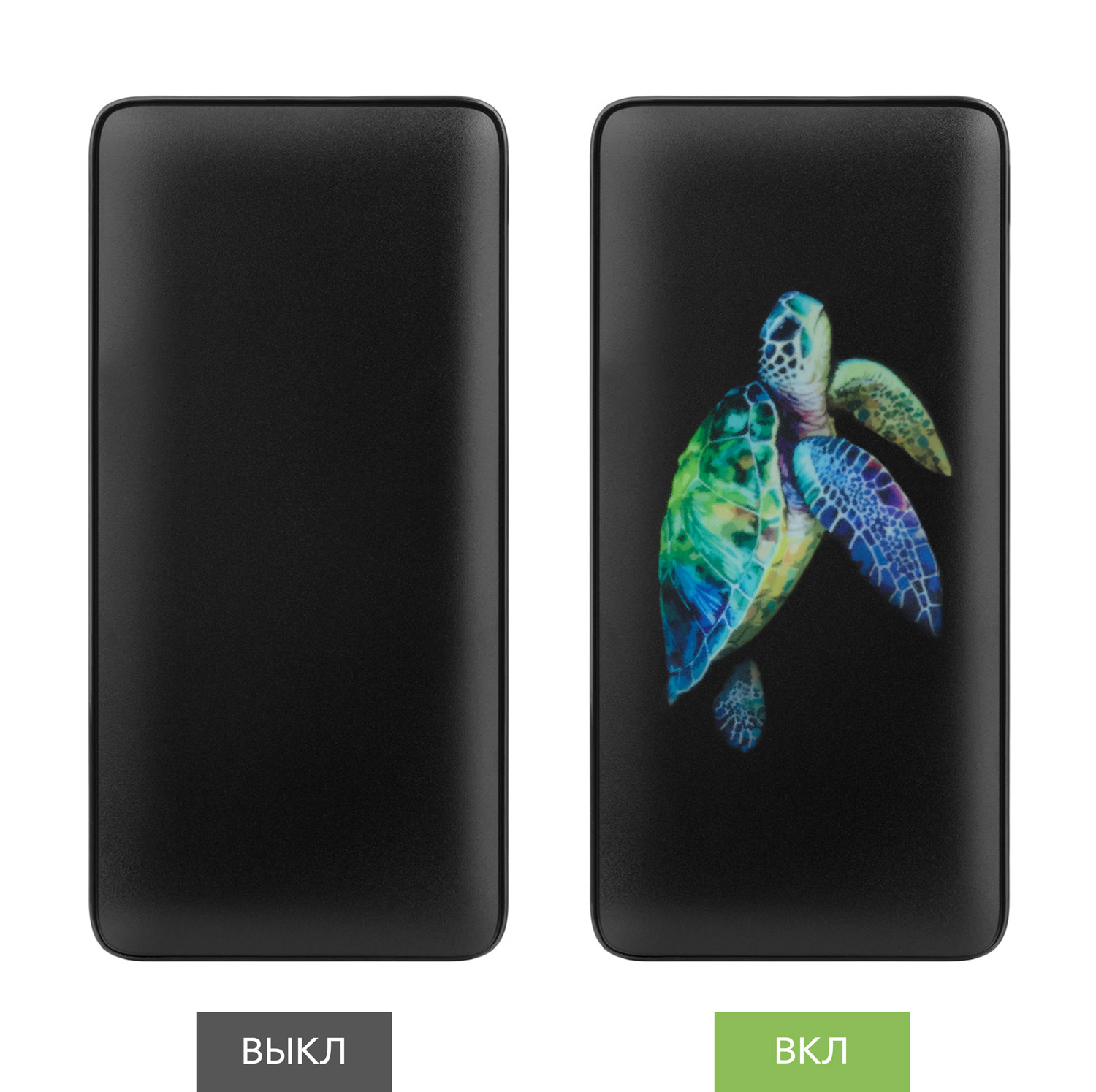 Внешний аккумулятор с цветной подсветкой Ancor PD Max Plus 10000 mAh, черный / 