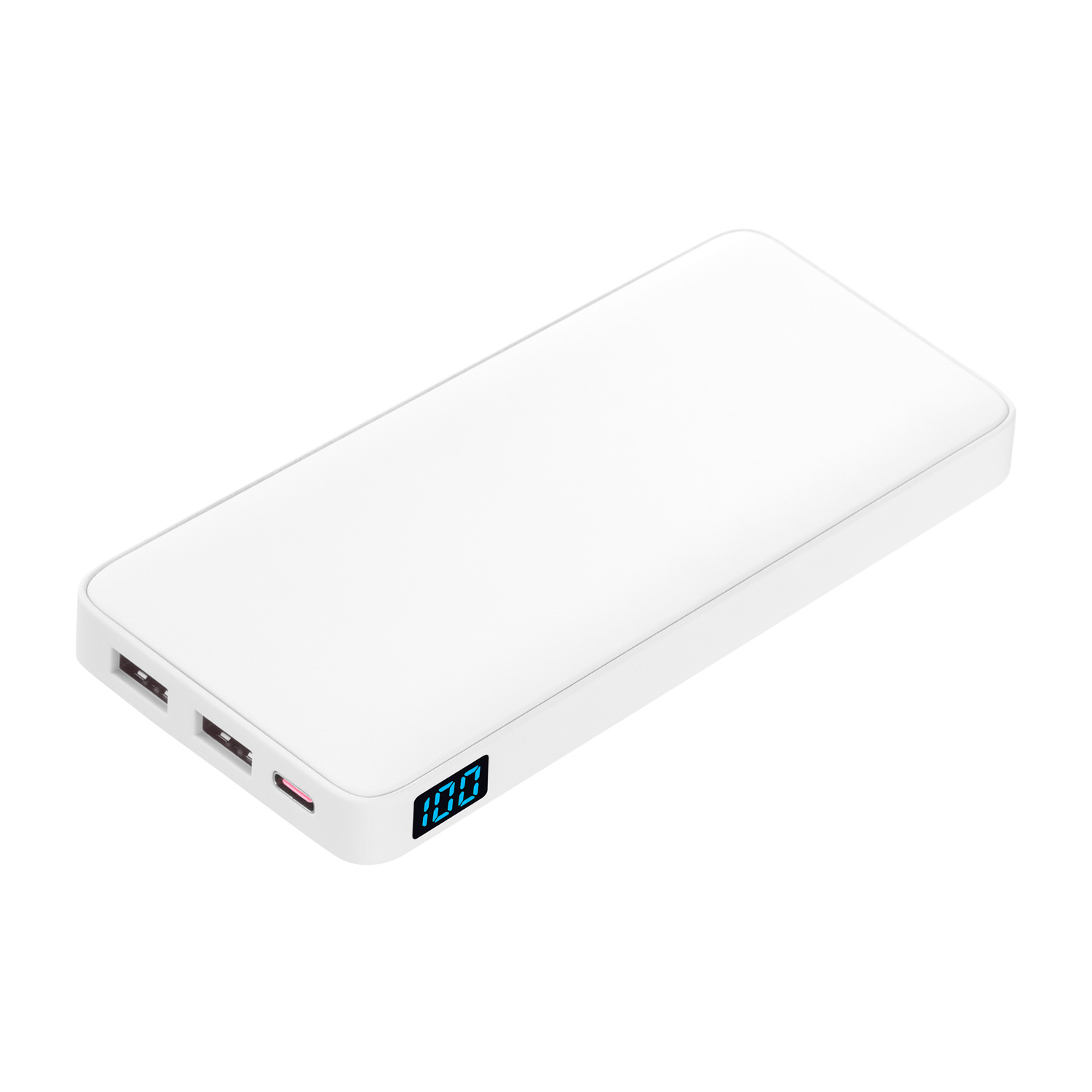 Внешний аккумулятор с подсветкой Ancor PD Plus 10000 mAh, белый / 