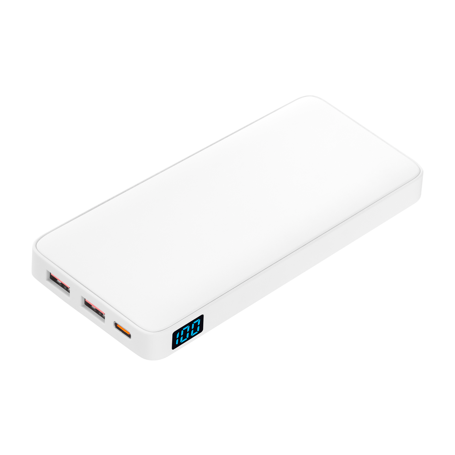 Внешний аккумулятор с подсветкой Ancor PD Plus 10000 mAh, белый / 